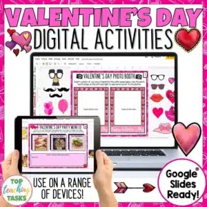 Valentine's Day Digital Activities for Google Classroom