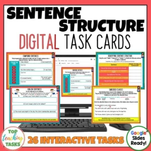 Sentence Structure Digital Activities