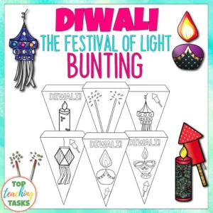 Diwali Festival of Lights Classroom Decor Bunting