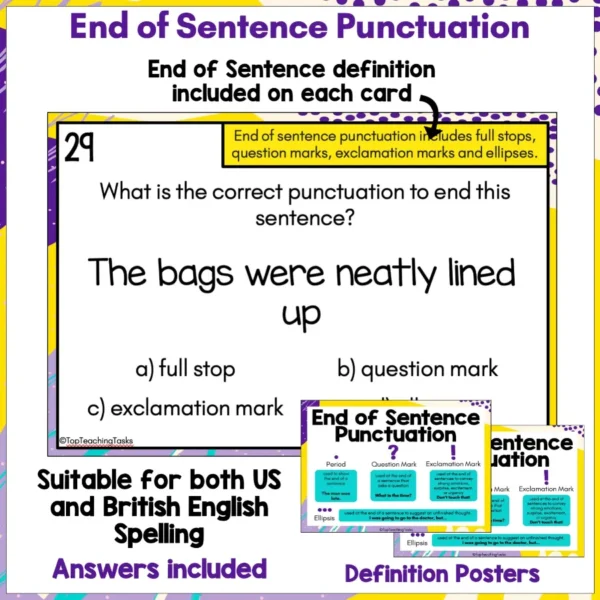 End-of-Sentence-Punctuation-Task-Cards-b End-of-Sentence-Punctuation-Task-Cards-b