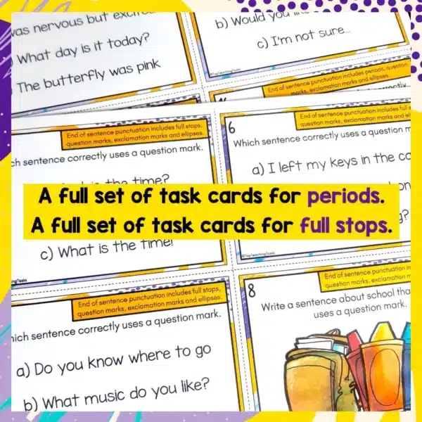 End-of-Sentence-Punctuation-Task-Cards-c End-of-Sentence-Punctuation-Task-Cards-c