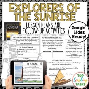 Explorers of the Sunrise Activities NZ School Journal Story Library