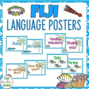 Fiji Greetings Introductions Farewells Display Posters
