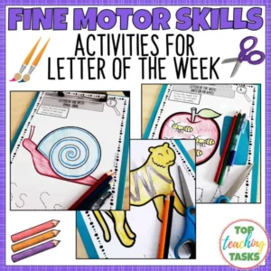 Fine Motor Skills Alphabet Activities
