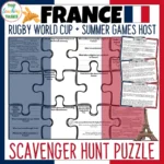 France-Country-Study-Scavenger-Puzzle