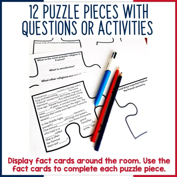 France-Country-Study-Scavenger-Puzzle-b France-Country-Study-Scavenger-Puzzle-b