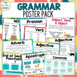 Grammar Parts of Speech Display Pack