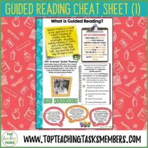 Guided Reading Cheat Sheet - What Is Guided Reading?