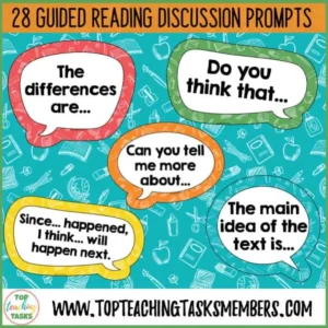Guided Reading Discussion Starters