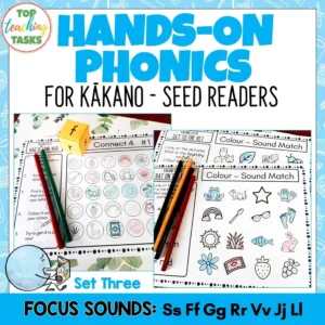 Ready to Read Phonics Plus Kākano Hands-On Activities - Set Three