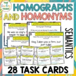 Homographs-and-Homonyms-Task-Cards