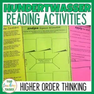 Hundertwasser Reading Comprehension Activities