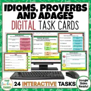 Idioms, Proverbs and Adages Activities for Google Classroom