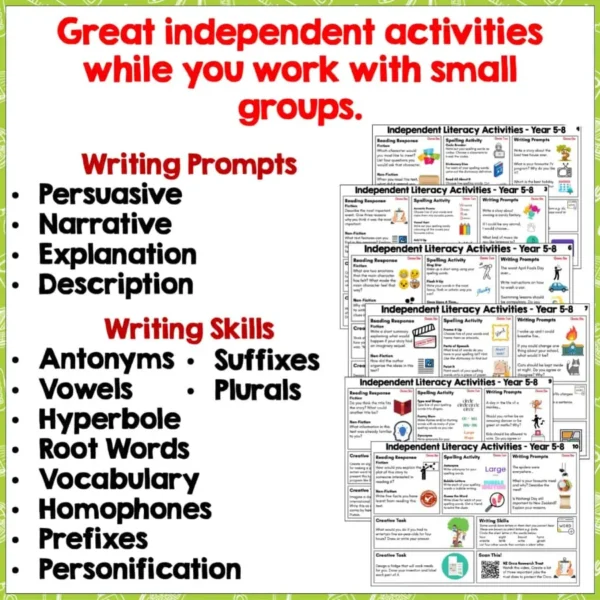 Independent-Literacy-Activities-2 Independent-Literacy-Activities-2