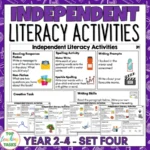 Independent-Literacy-Activities-Set-4-Year-2-4-1