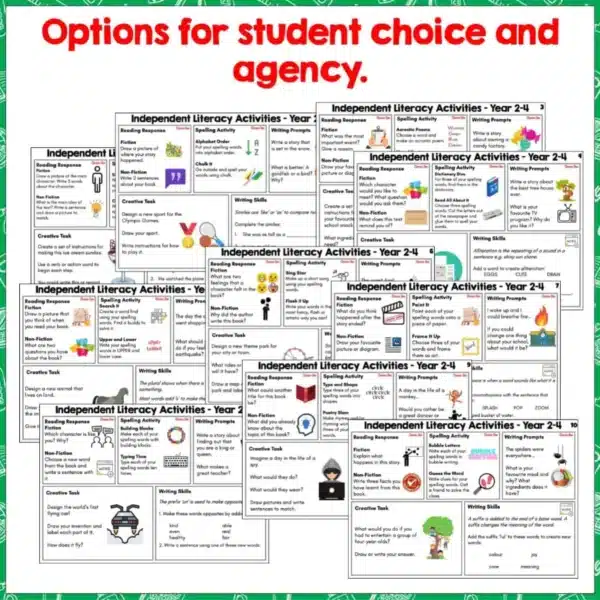 Independent-Literacy-Activities-Year-2-4-b Independent-Literacy-Activities-Year-2-4-b