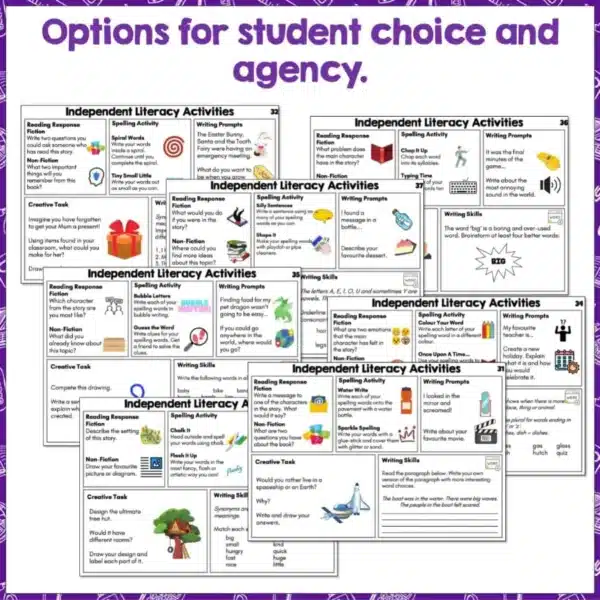 Independent-literacy-activities-year-2-4-set-four-b Independent-literacy-activities-year-2-4-set-four-b