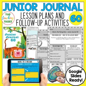 Junior Journal 60 Activities and Lesson Plans - Paperbased and Digital Option