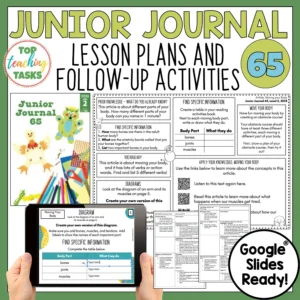 Junior Journal 65 Activities and Lesson Plans - Exploring Movement