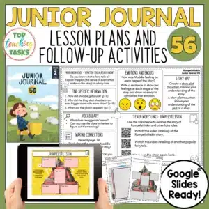 Junior Journal 56 Follow Up Activities