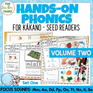 Ready to Read Phonics Plus Kākano Hands-On Activities Volume 2 - Set One