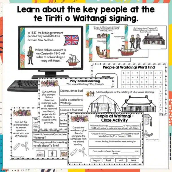 Key-People-at-the-Treaty-of-Waitangi-Signing-Year-1-3-Activities-b Key-People-at-the-Treaty-of-Waitangi-Signing-Year-1-3-Activities-b