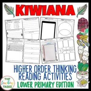 Kiwiana Reading Comprehension Activities Year 3 and 4