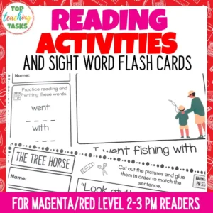 Magenta/Red PM Reader Activities Level 2-3