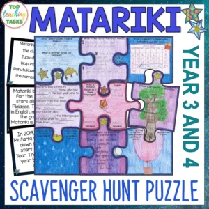 Matariki Scavenger Hunt Puzzle Year 3 and 4