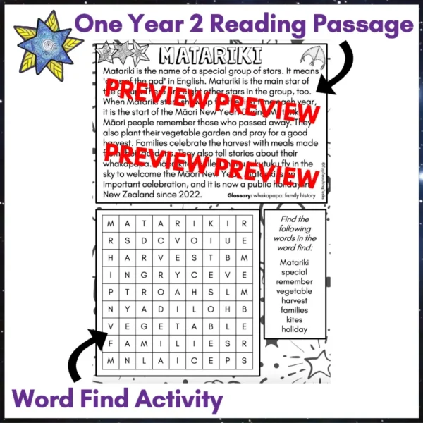 Matariki-Reading-Comprehension-and-Literacy-Activities-Year-2-a Matariki-Reading-Comprehension-and-Literacy-Activities-Year-2-a