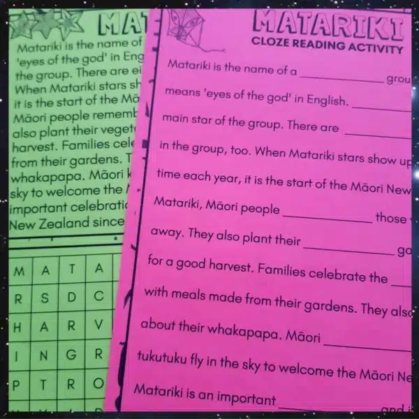 Matariki-Reading-Comprehension-and-Literacy-Activities-Year-2-d Matariki-Reading-Comprehension-and-Literacy-Activities-Year-2-d
