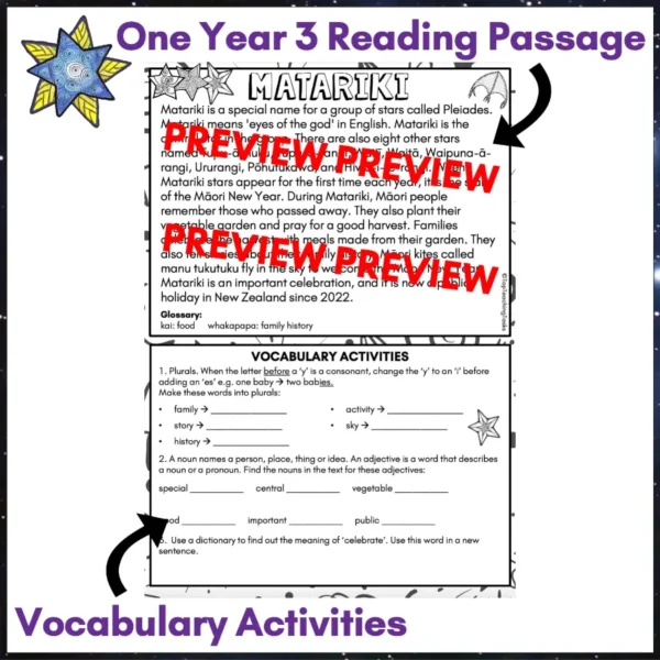 Matariki-Reading-Comprehension-and-Literacy-Activities-Year-3-a Matariki-Reading-Comprehension-and-Literacy-Activities-Year-3-a
