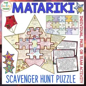 Matariki Scavenger Hunt Puzzle Activity
