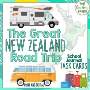 The Great New Zealand Road Trip: NZ School Journal Task Cards