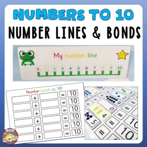 Number Line and Number Bonds to 10 bundle