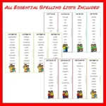 New-Zealand-Essential-Spelling-List-Revision-Cards-PLUS-Five-Activities-2