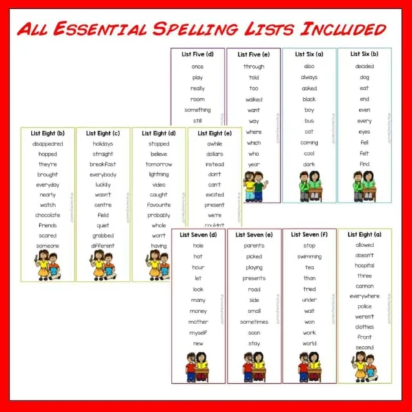 New-Zealand-Essential-Spelling-List-Revision-Cards-PLUS-Five-Activities-2 New-Zealand-Essential-Spelling-List-Revision-Cards-PLUS-Five-Activities-2