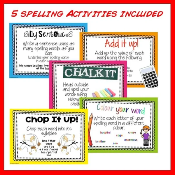 New-Zealand-Essential-Spelling-List-Revision-Cards-PLUS-Five-Activities-3 New-Zealand-Essential-Spelling-List-Revision-Cards-PLUS-Five-Activities-3