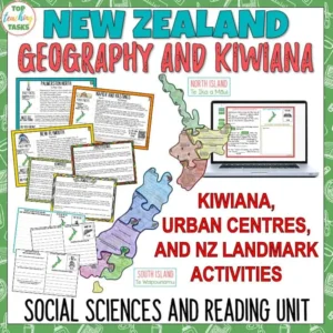 New Zealand Geography and Kiwiana Culture Unit