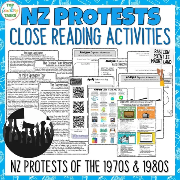New-Zealand-Protests-Reading-Comprehension-Activities