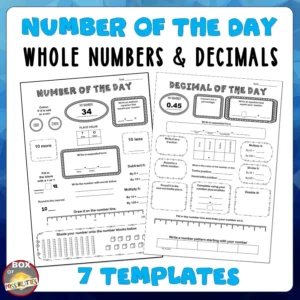 Number of the Day: Whole numbers and decimals