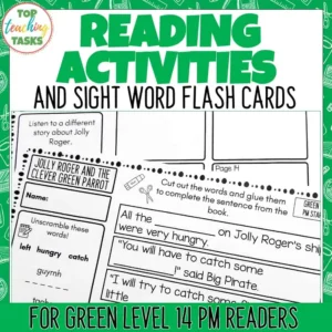 Green Level 14 PM Readers Follow Up Activities