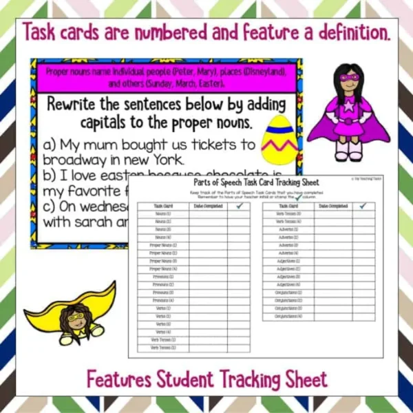 Parts-of-Speech-Grammar-Challenge-Task-Cards-b Parts-of-Speech-Grammar-Challenge-Task-Cards-b