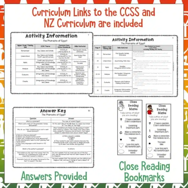 Pharaohs-Reading-Comprehension-3 Pharaohs-Reading-Comprehension-3