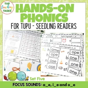 Ready to Read Phonics Plus Tupu Hands-On Activities - Set Five
