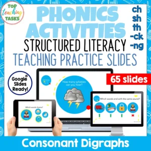 Phonics and Structured Literacy Teaching Slides: Consonant Digraphs