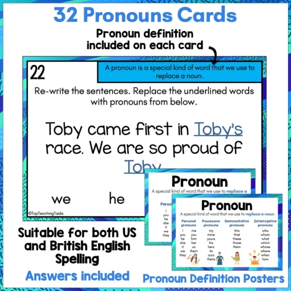 Pronouns-Task-Cards-b Pronouns-Task-Cards-b