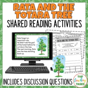 Rata and the Totara Tree Shared Reading Activities