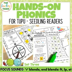 Ready to Read Phonics Plus Tupu Hands-On Activities - Set Three