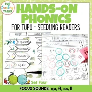 Ready to Read Phonics Plus Tupu Hands-On Activities - Set Four